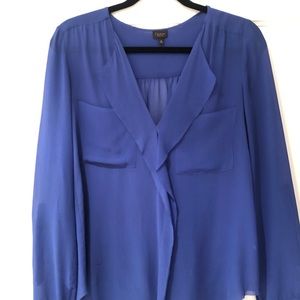Blue sheer Babaton blouse